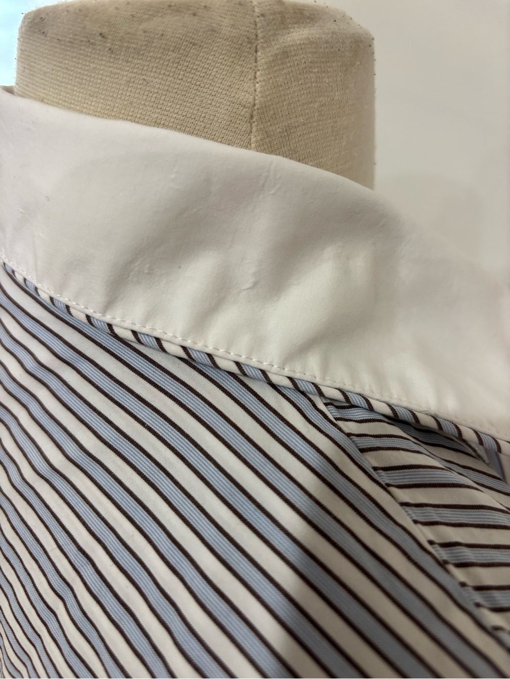 Sandro Kelly Striped Collared Shirt, Size US 2/4 - Picture 14 of 16